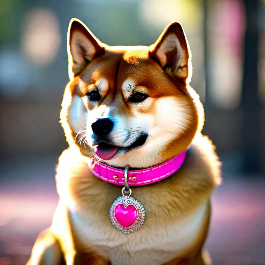  shiba dog girlfriend with pink collar whore hyperrealistic, full body, detailed clothing, highly detailed, cinematic lighting, stunningly beautiful, intricate, sharp focus, f/1. 8, 85mm, (centered image composition), (professionally color graded), ((bright soft diffused light)), volumetric fog, trending on instagram, trending on tumblr, HDR 4K, 8K