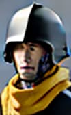  masterpiece, best quality, solo, 1boy, male focus, german sallet helmet, scar, scarf, yellow scarf, looking at viewer, armor, upper body, gray skin,