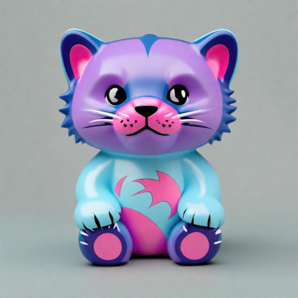  Electric powder blue and purple with pink bearcat