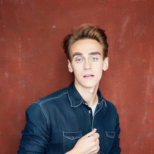 portrait+ style joe sugg queer face