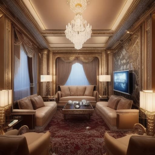  a luxury gaming room hyperrealistic, full body, detailed clothing, highly detailed, cinematic lighting, stunningly beautiful, intricate, sharp focus, f/1. 8, 85mm, (centered image composition), (professionally color graded), ((bright soft diffused light)), volumetric fog, trending on instagram, trending on tumblr, HDR 4K, 8K