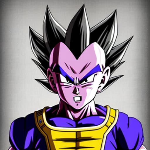  Vegeta from dragon ball. He wears purple SnapBack and purple mask