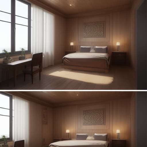  luxury room, wooden interior with abstract painting and open windows hyperrealistic, full body, detailed clothing, highly detailed, cinematic lighting, stunningly beautiful, intricate, sharp focus, f/1. 8, 85mm, (centered image composition), (professionally color graded), ((bright soft diffused light)), volumetric fog, trending on instagram, trending on tumblr, HDR 4K, 8K