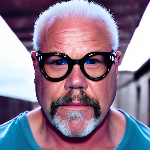 portrait+ style Scott Steiner queer face