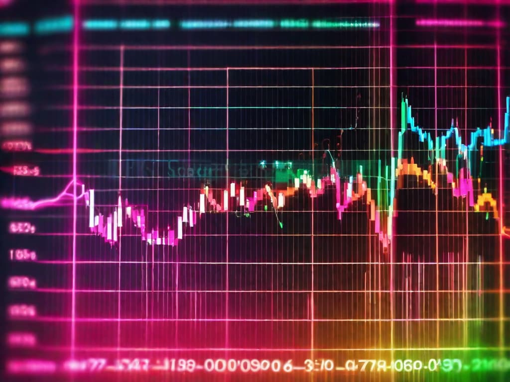  A close-up shot of a computer screen displaying a colorful stock market graph with upward trending lines, representing the potential investment opportunities highlighted by Warren Buffett in India's AI sector. digital art, ilustration, no flares, clean hyperrealistic, full body, detailed clothing, highly detailed, cinematic lighting, stunningly beautiful, intricate, sharp focus, f/1. 8, 85mm, (centered image composition), (professionally color graded), ((bright soft diffused light)), volumetric fog, trending on instagram, trending on tumblr, HDR 4K, 8K