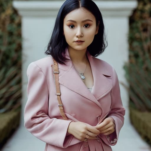 portrait+ style lana condor queer face