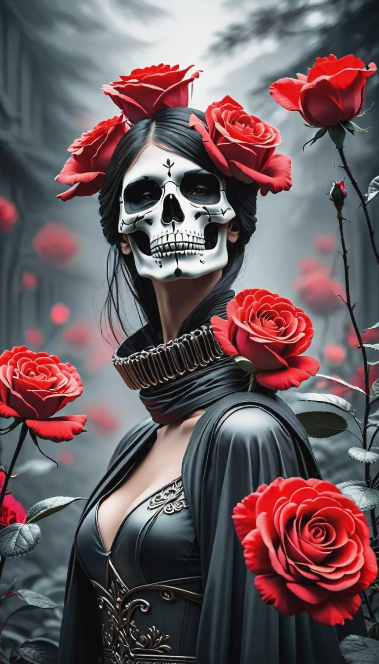  Minimalist tattoo style depiction of a skull with roses. Simple, powerful, black or grey lines on a light, solid color background., using simple and powerful black or grey lines on a light, solid color background. hyperrealistic, full body, detailed clothing, highly detailed, cinematic lighting, stunningly beautiful, intricate, sharp focus, f/1. 8, 85mm, (centered image composition), (professionally color graded), ((bright soft diffused light)), volumetric fog, trending on instagram, trending on tumblr, HDR 4K, 8K