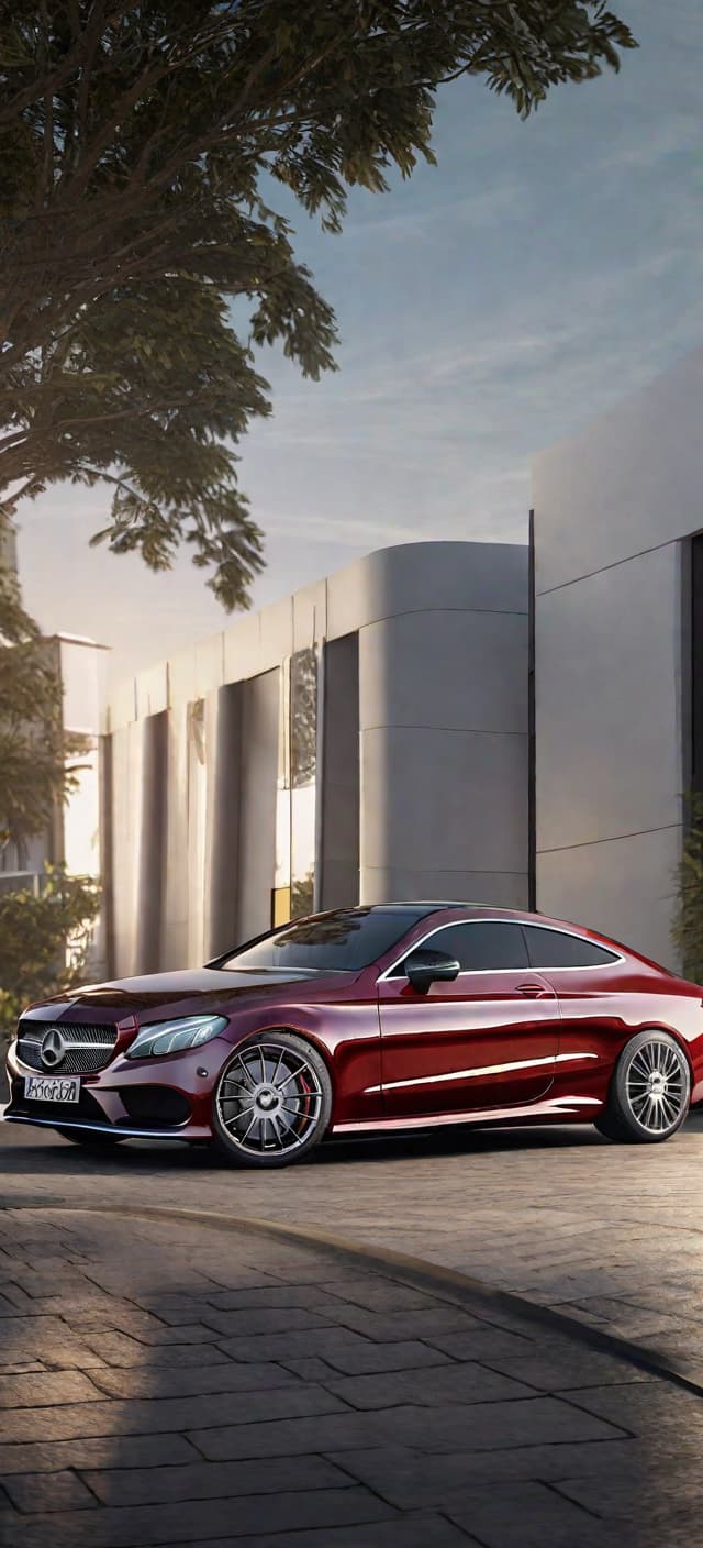  (threeDRender style), Mercedes classe C coupé