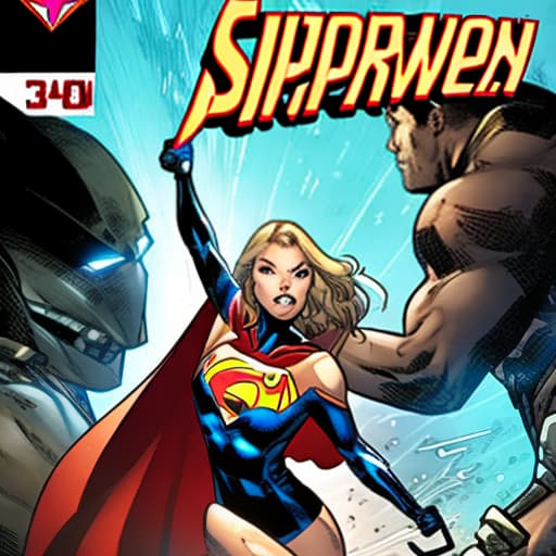  sexy naked superheroine showing her pussy and fucked by an evil superman