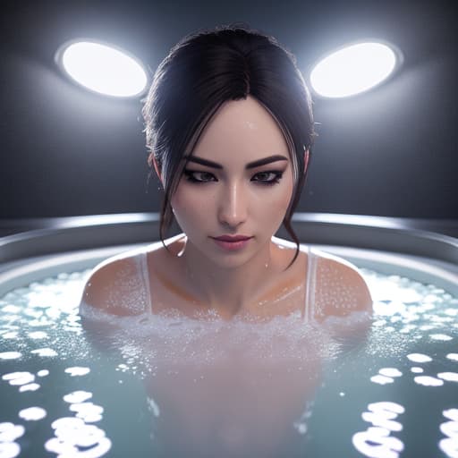  ultra high res, (photorealistic:1.4), raw photo, (realistic face), realistic eyes, (realistic skin), ((((masterpiece)))), best quality, very_high_resolution, ultra-detailed, in-frame, young slim female in tub, full body view, lewd, , , from above, small s, soap suds covering her and s, mysterious, secretive, observant, stealthy, sleuthing, covert, incognito, inquisitive, lunedited DSLR photography, sharp focus, Unreal Engine 5, Octane Render, Redshift, ((cinematic lighting)), f/1.4, ISO 200, 1/160s, 8K, RAW, unedited, in-frame, hyperrealistic, full body, detailed clothing, highly detailed, cinematic lighting, stunningly beautiful, intricate, sharp focus, f/1. 8, 85mm, (centered image composition), (professionally color graded), ((bright soft diffused light)), volumetric fog, trending on instagram, trending on tumblr, HDR 4K, 8K