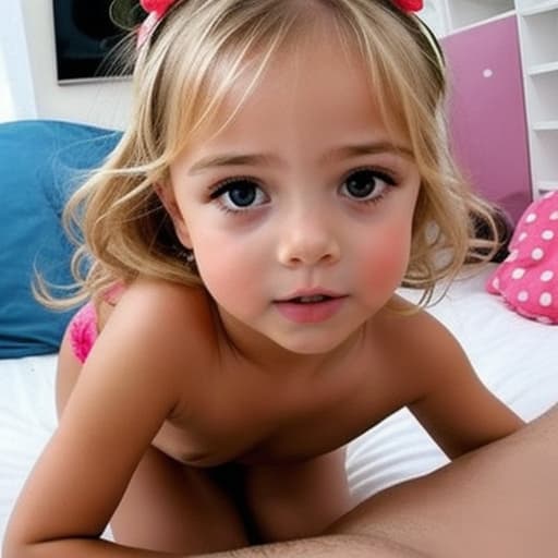  pequeña infante niñitaa rubia pequeña abre la boca y chupa un pene, el pene es anatomicamente perfecto, ella cierra los ojos y es feliz