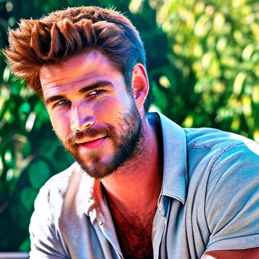 portrait+ style liam hemsworth queer face