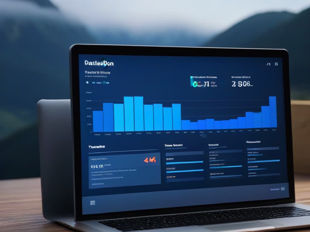  An ultradetailed image of a sleek, modern social media analytics dashboard displayed on a highresolution screen. The dashboard features intricate graphs, charts, and realtime data visualizations showcasing the impact metrics of a dessert festival on various social media platforms. The color scheme is a sophisticated blend of deep blues, vibrant oranges, and crisp whites, exuding a professional and datadriven aesthetic perfect for the informative article. hyperrealistic, full body, detailed clothing, highly detailed, cinematic lighting, stunningly beautiful, intricate, sharp focus, f/1. 8, 85mm, (centered image composition), (professionally color graded), ((bright soft diffused light)), volumetric fog, trending on instagram, trending on tumblr, HDR 4K, 8K