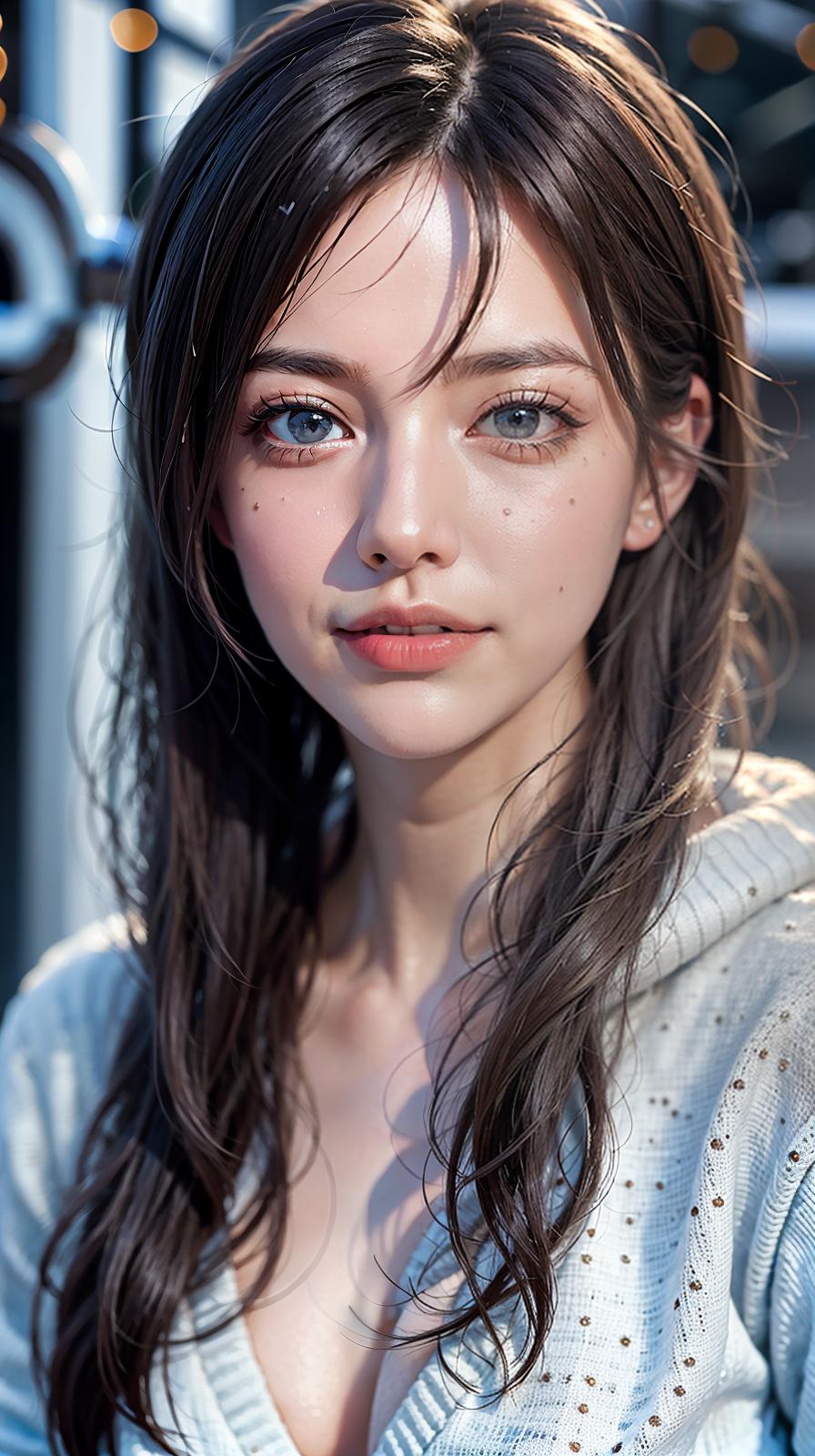  ultra high res, (photorealistic:1.4), raw photo, (realistic face), realistic eyes, (realistic skin), <lora:XXMix9_v20LoRa:0.8>, ((((masterpiece)))), best quality, very_high_resolution, ultra-detailed, in-frame, silver hair, winter, elegant, snow, cold, cozy sweater, icy blue eyes, frosty, snowflake, serene, winter wonderland, shimmering, pale skin, snowfall, wintery, snow queen, sparkling, chilly, frosty breath