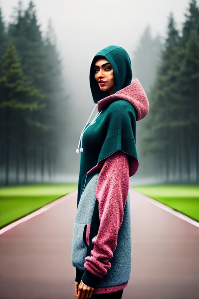  Real, portrait, look at the distance, curious, teacher, hood, tennis court, clean background hyperrealistic, full body, detailed clothing, highly detailed, cinematic lighting, stunningly beautiful, intricate, sharp focus, f/1. 8, 85mm, (centered image composition), (professionally color graded), ((bright soft diffused light)), volumetric fog, trending on instagram, trending on tumblr, HDR 4K, 8K