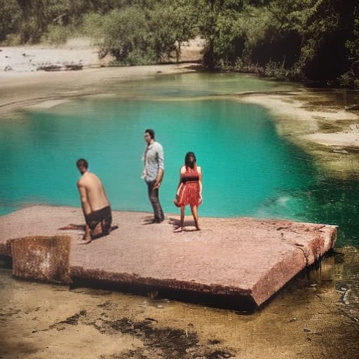 lnkdn photography un parque acuatico abandonado con hombres lobo y una pareja enamorada portada de pelicula