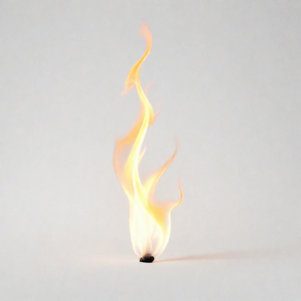  flames on a white background, cute, hyper detail, full HD hyperrealistic, full body, detailed clothing, highly detailed, cinematic lighting, stunningly beautiful, intricate, sharp focus, f/1. 8, 85mm, (centered image composition), (professionally color graded), ((bright soft diffused light)), volumetric fog, trending on instagram, trending on tumblr, HDR 4K, 8K