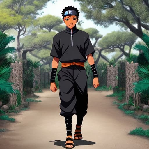  Black Naruto like character in Africa