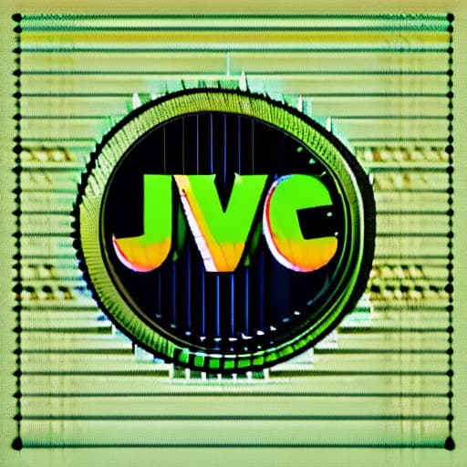  crea un logo con las letras JVC