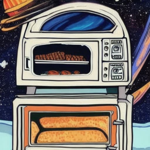  A house in space contains a hundred layers, and underneath it is a oven that also contains a hundred layers