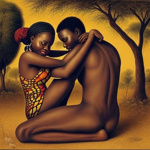  two African lovers