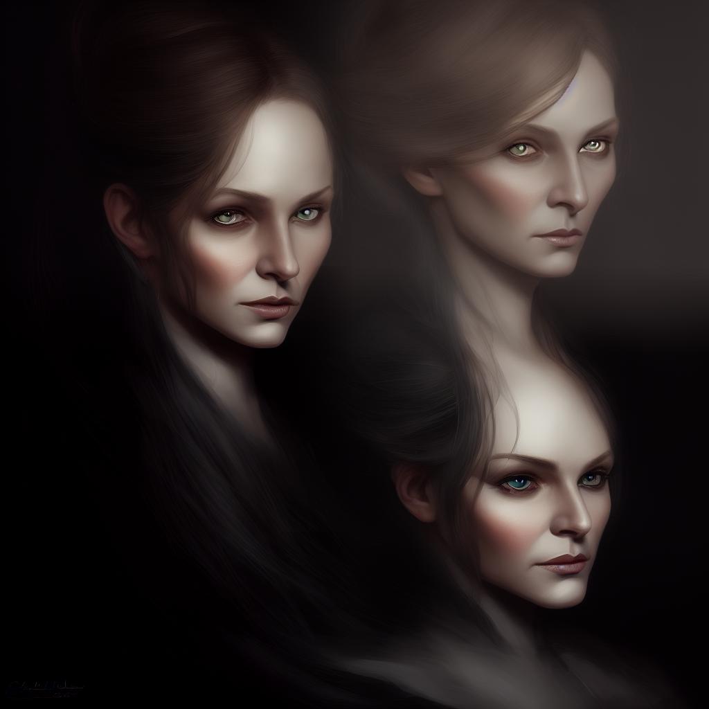  a detailed matte head - on portrait painting of an middle - aged half - tiefling noblewoman with golden eyes and short well kept hair, by charlie bowater, lise deharme, wlop, tending on arstation, dungeons and dragon, dnd, pathfinder, fanart, oil on canvas