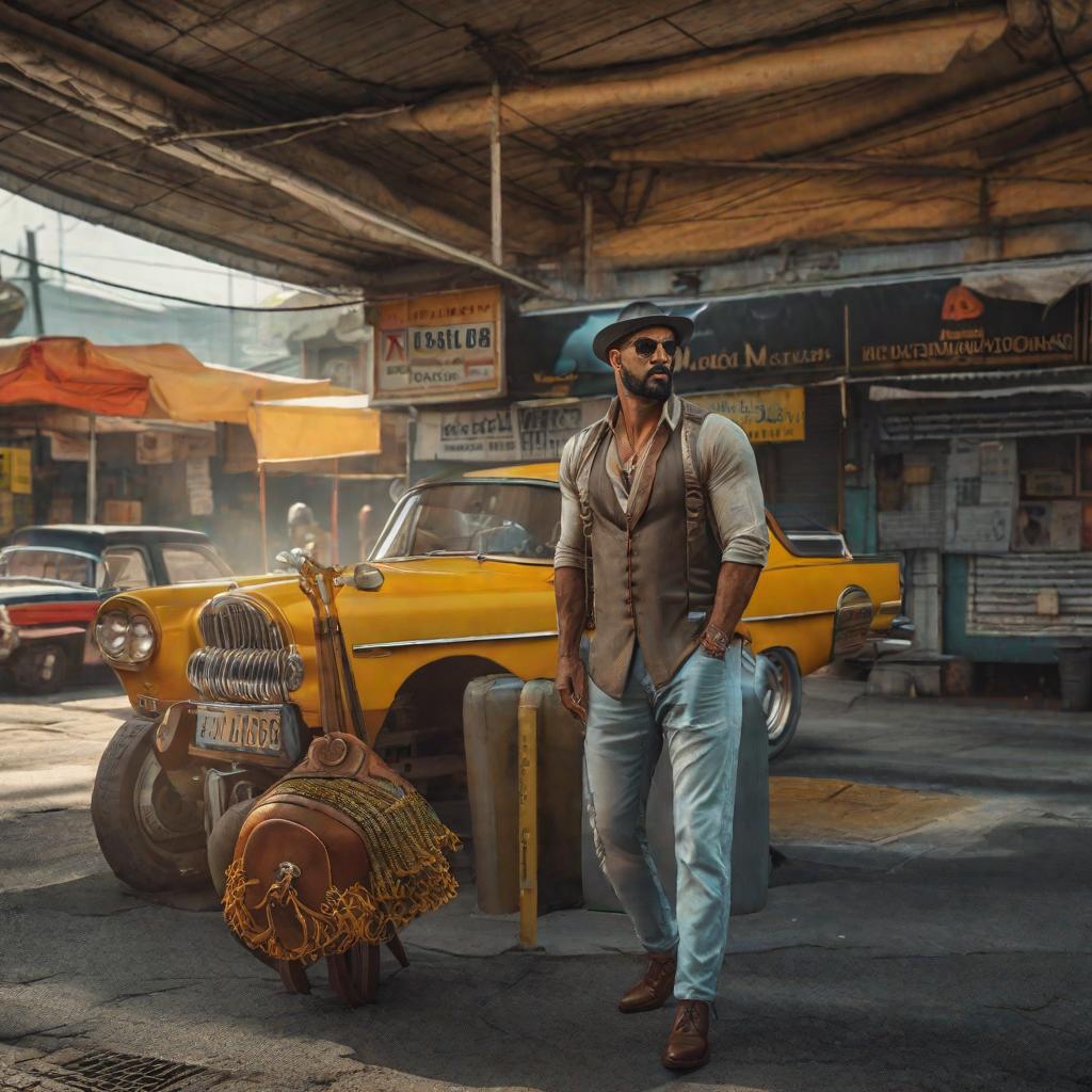  Maracaibo hyperrealistic, full body, detailed clothing, highly detailed, cinematic lighting, stunningly beautiful, intricate, sharp focus, f/1. 8, 85mm, (centered image composition), (professionally color graded), ((bright soft diffused light)), volumetric fog, trending on instagram, trending on tumblr, HDR 4K, 8K