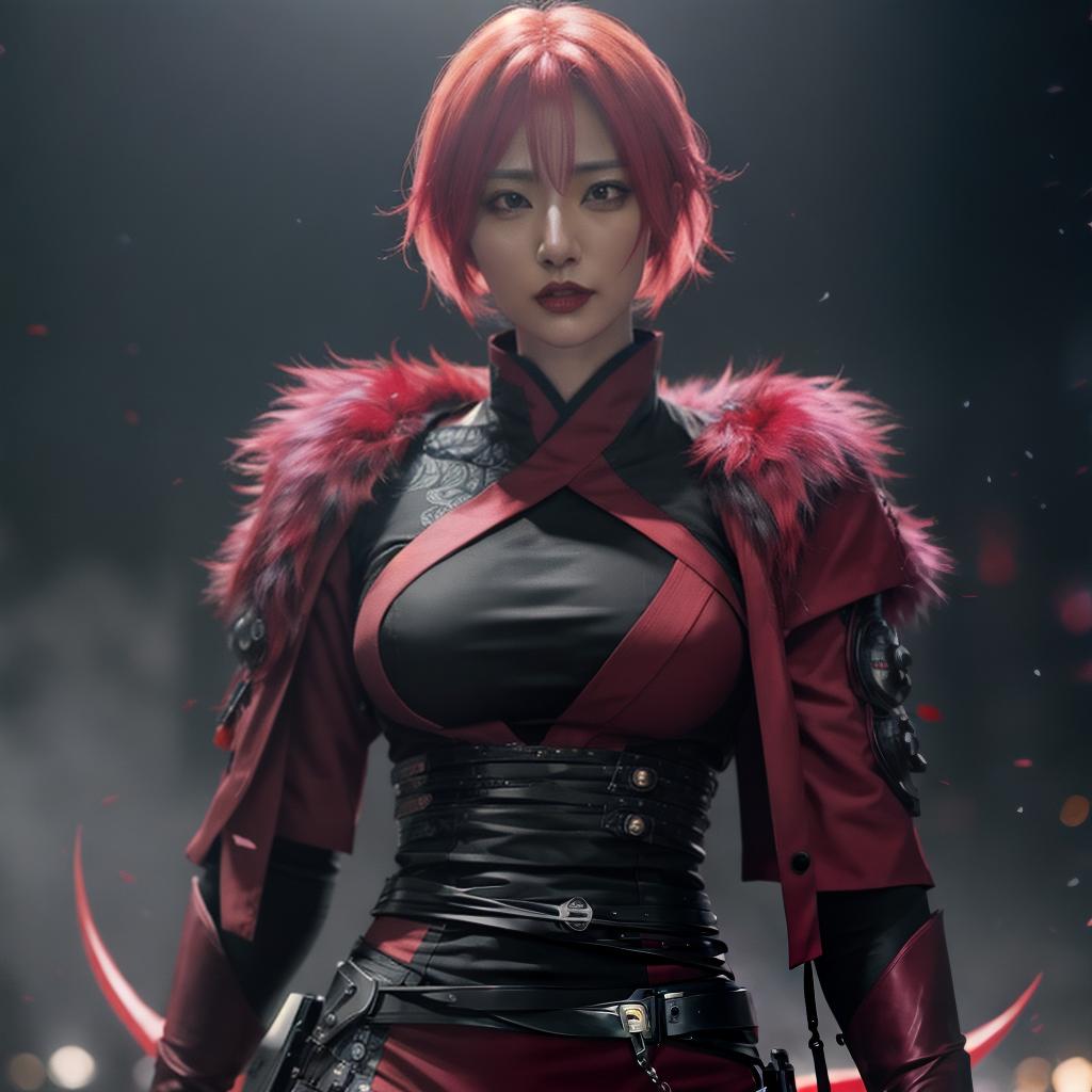  Ryomen sukuna, jujutsu kaisen, red, neon, evil hyperrealistic, full body, detailed clothing, highly detailed, cinematic lighting, stunningly beautiful, intricate, sharp focus, f/1. 8, 85mm, (centered image composition), (professionally color graded), ((bright soft diffused light)), volumetric fog, trending on instagram, trending on tumblr, HDR 4K, 8K