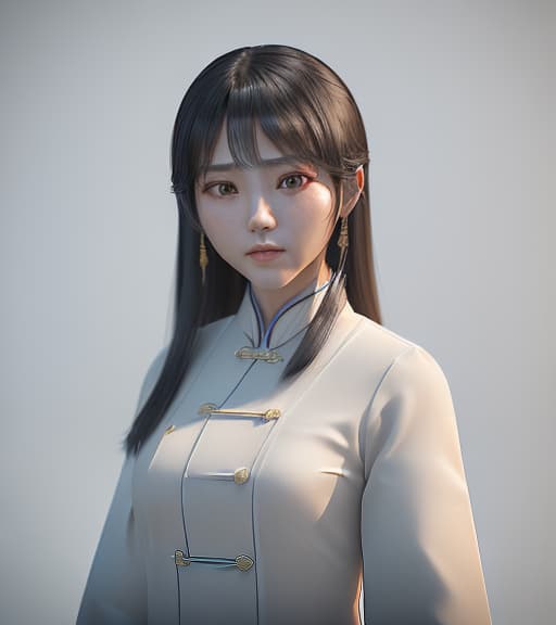  professional 3d model ((((杰作，最佳品质，官方艺术，美观美观:1.2) 1女孩,独奏))) . octane render, highly detailed, volumetric, dramatic lighting