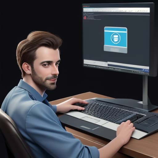  un garçon ingénieur informaticien