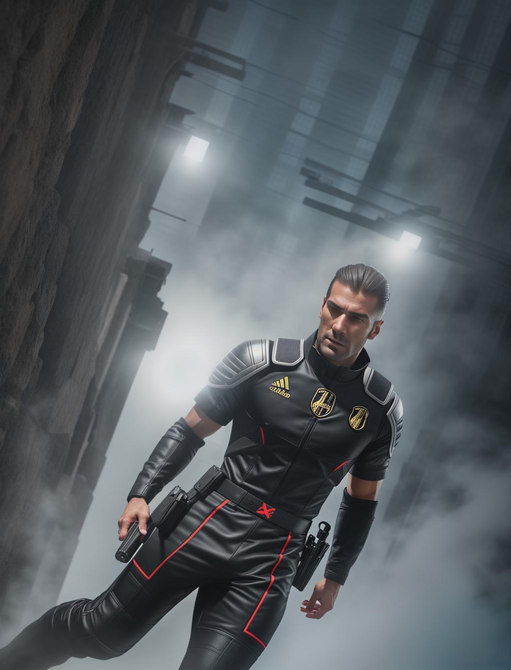  Zidane playing hyperrealistic, full body, detailed clothing, highly detailed, cinematic lighting, stunningly beautiful, intricate, sharp focus, f/1. 8, 85mm, (centered image composition), (professionally color graded), ((bright soft diffused light)), volumetric fog, trending on instagram, trending on tumblr, HDR 4K, 8K