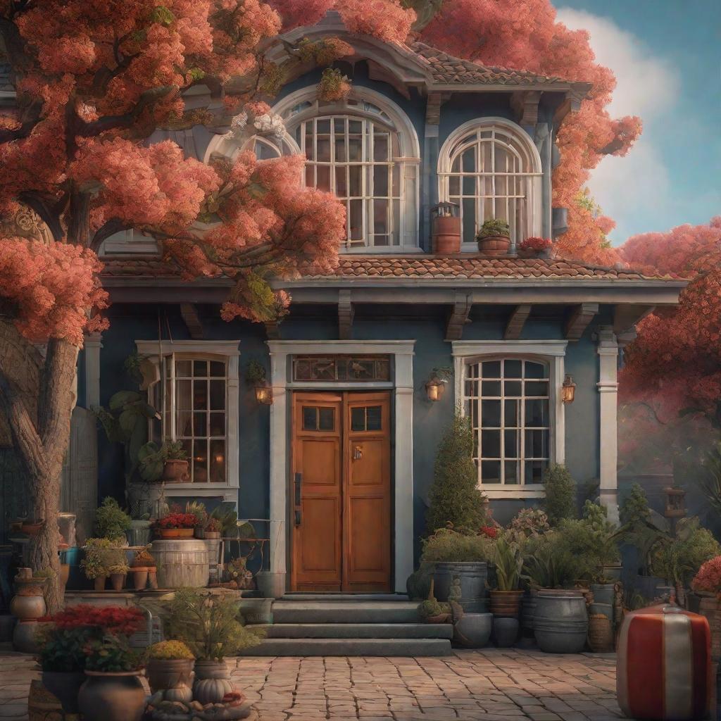  Mi casa hyperrealistic, full body, detailed clothing, highly detailed, cinematic lighting, stunningly beautiful, intricate, sharp focus, f/1. 8, 85mm, (centered image composition), (professionally color graded), ((bright soft diffused light)), volumetric fog, trending on instagram, trending on tumblr, HDR 4K, 8K