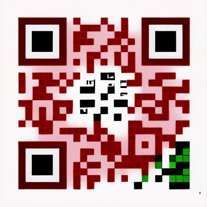  A bird , red color , good quality , qr code