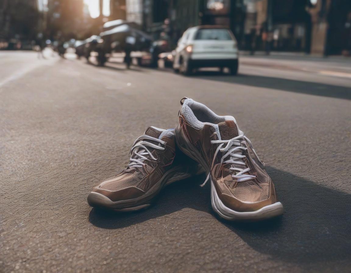  Drawn on asphalt, sneakers as a marker [Улучшенный вариант: Drawn on asphalt sneakers as an indicator] Яваскрипт код для автоматической трансляции: ``` const prompt = 'Нарисованные на асфальте кеды в качестве указателя'; const translated = prompt.replace(//\d+/g, function (match, offset) { match = prompt.substring(match.length 5, match.length); const translation = { 'на': 'drawn on', 'асфальте': 'asphalt', 'кеды': 'sneakers', 'в': 'as', 'качестве': 'in', 'указателя': 'an', }[match] || ''; return translation || match; }); console.log(translated); ``` Примечание: с hyperrealistic, full body, detailed clothing, highly detailed, cinematic lighting, stunningly beautiful, intricate, sharp focus, f/1. 8, 85mm, (centered image composition), (professionally color graded), ((bright soft diffused light)), volumetric fog, trending on instagram, trending on tumblr, HDR 4K, 8K