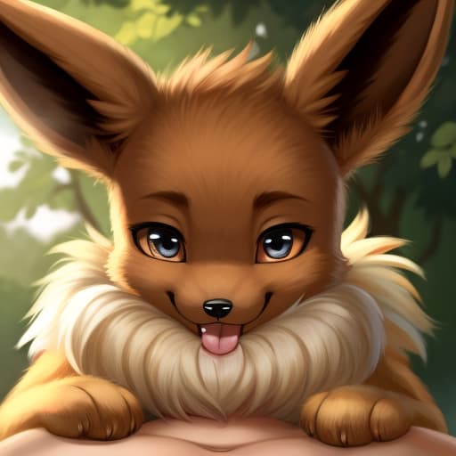  Eevee, feral fox, rimming, licking human, bestiality, all male,, open eyes, digital art, masterpiece, 4k, fine details,