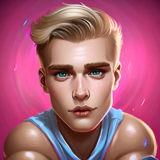 portrait+ style czech homosexual twink blonde very cute dude face