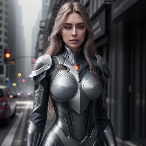  future woman hyperrealistic, full body, detailed clothing, highly detailed, cinematic lighting, stunningly beautiful, intricate, sharp focus, f/1. 8, 85mm, (centered image composition), (professionally color graded), ((bright soft diffused light)), volumetric fog, trending on instagram, trending on tumblr, HDR 4K, 8K