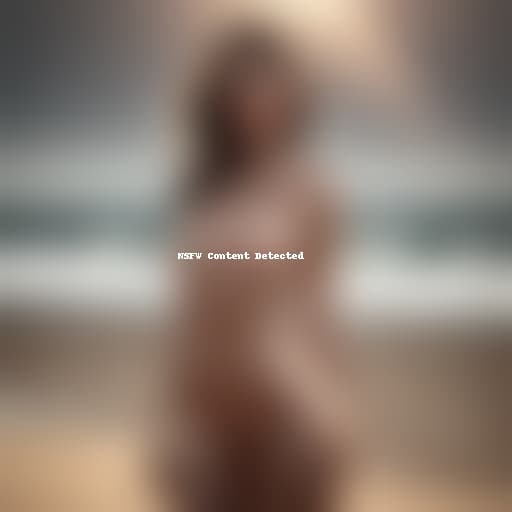  Girl on a nudist beach. hyperrealistic, full body, detailed clothing, highly detailed, cinematic lighting, stunningly beautiful, intricate, sharp focus, f/1. 8, 85mm, (centered image composition), (professionally color graded), ((bright soft diffused light)), volumetric fog, trending on instagram, trending on tumblr, HDR 4K, 8K