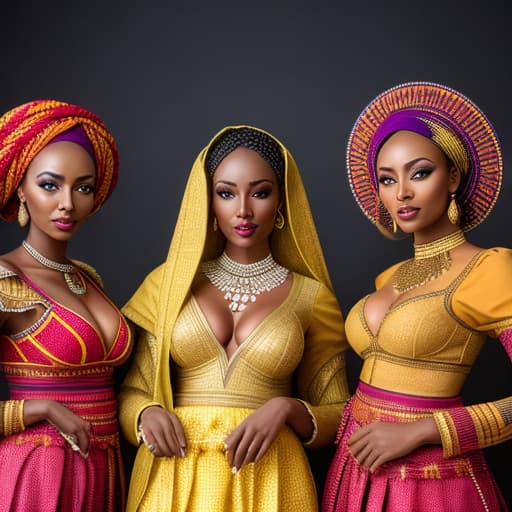  (Ethiopian women with traditional dress), photorealistic, highly detailed, 4k, high quality hyperrealistic, full body, detailed clothing, highly detailed, cinematic lighting, stunningly beautiful, intricate, sharp focus, f/1. 8, 85mm, (centered image composition), (professionally color graded), ((bright soft diffused light)), volumetric fog, trending on instagram, trending on tumblr, HDR 4K, 8K