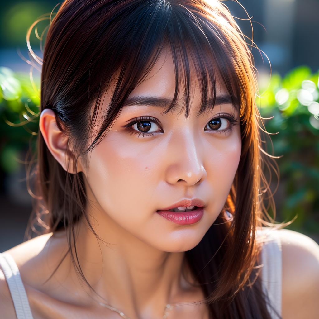  (masterpiece:1.3), (8k, photorealistic,photo, best quality: 1.4), (Japanese woman wearing clothes:),(realistic face), realistic eyes, (realistic skin), beautiful skin, (perfect body:1.3), (detailed body:1.2), bikini hyperrealistic, full body, detailed clothing, highly detailed, cinematic lighting, stunningly beautiful, intricate, sharp focus, f/1. 8, 85mm, (centered image composition), (professionally color graded), ((bright soft diffused light)), volumetric fog, trending on instagram, trending on tumblr, HDR 4K, 8K