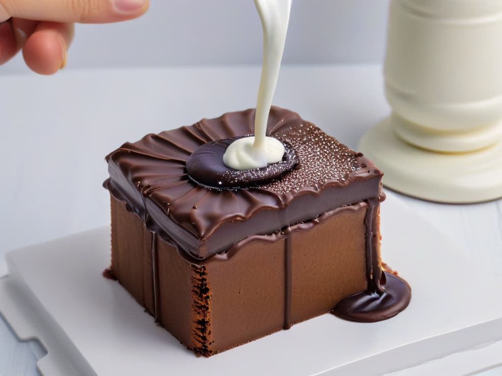  A closeup, ultradetailed image of a Tim Tam biscuit being delicately bitten on opposite corners, with hot coffee being poured into the opening for a Tim Tam Slam. The steam rises from the mug as the chocolate coating of the biscuit starts to melt, showcasing the perfect moment to indulge in this iconic Australian treat. hyperrealistic, full body, detailed clothing, highly detailed, cinematic lighting, stunningly beautiful, intricate, sharp focus, f/1. 8, 85mm, (centered image composition), (professionally color graded), ((bright soft diffused light)), volumetric fog, trending on instagram, trending on tumblr, HDR 4K, 8K