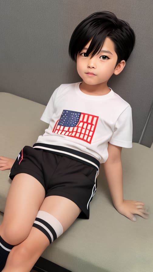  Elementary high socks hot pants boys sleeveless love hotel boys