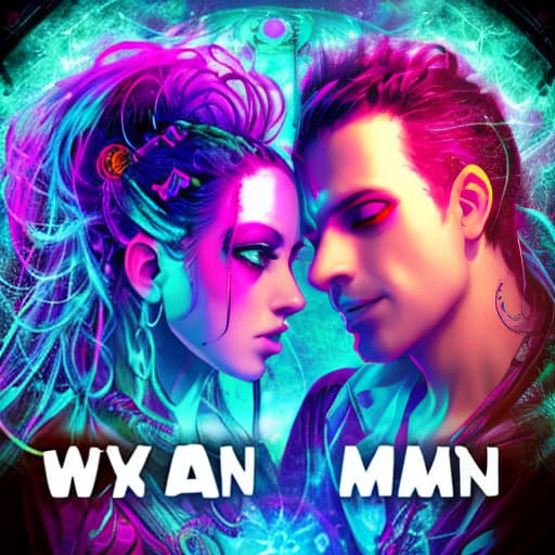  psytrance woman and man