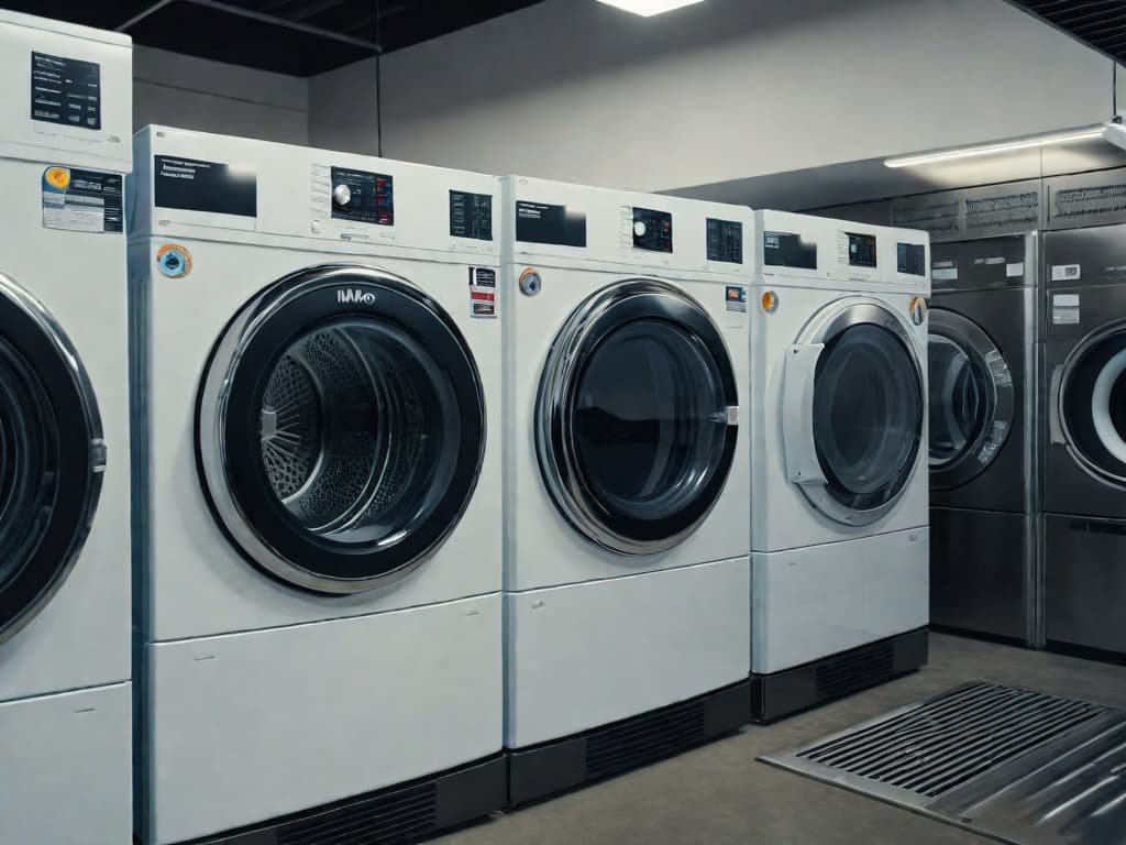  realistic photograph of examples of a dryer ventt cleaning, 4k, nho people