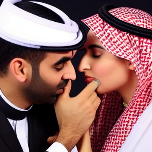  Male Pakistan and Female Saudi Arabia kiss