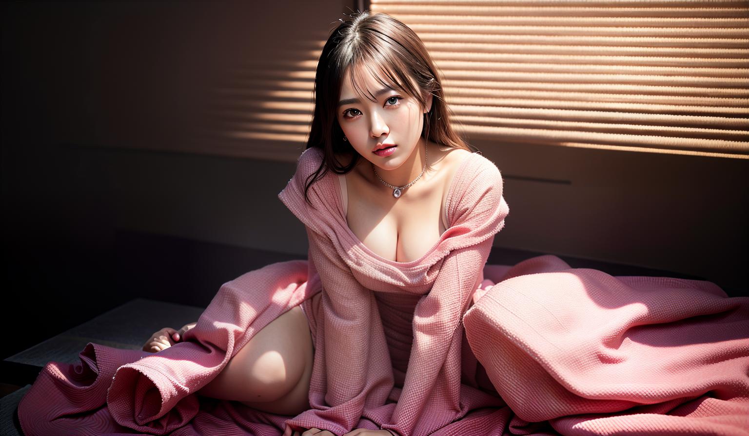  pink, (Masterpiece, BestQuality:1.3), (ultra detailed:1.2), (hyperrealistic:1.3), (RAW photo:1.2),High detail RAW color photo, professional photograph, (Photorealistic:1.4), (realistic:1.4), ,professional lighting, (japanese), beautiful face, (realistic face)