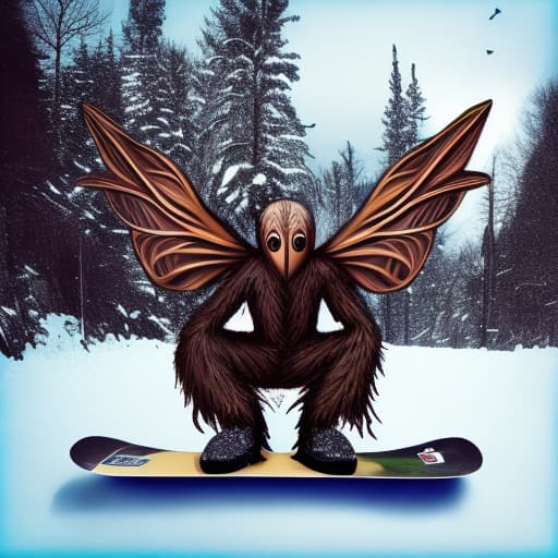 naturitize Mothman snowboarding