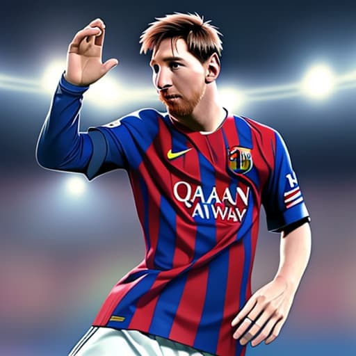  Messi playing FIFA