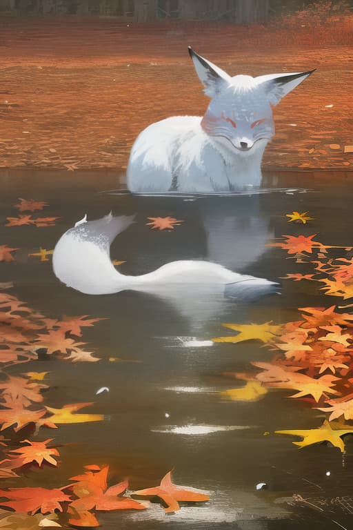  {{{animal photo}}},{{{a fox}}},The background is autumn leaves.realistic ,photorealistic,beautiful ,distinct,best aesthetic ・ultra detailed ,extremely detailed,beautiful ,detailed glow,ultra high res,very high res ,high quality –ar3:2 –niji