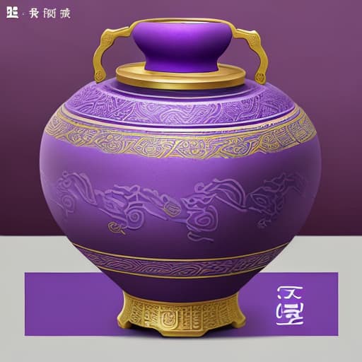  When I imagine the logo of Jianshui purple pottery culture products, I see a simple and elegant design. In this logo, I imagine a unique purple pottery shape, representing Jianshui purple pottery culture. The pot body can have some simple decorative patterns, highlighting the traditional and refined characteristics. The pot lid can be slightly opened to expose a faint purple steam, symbolizing cultural inheritance and innovation. The overall color is mainly dark purple, with some gold or silver embellishment, showing a noble and elegant atmosphere. This logo will simply show the core characteristics of Jianshui purple pottery culture, with profound cultural connotations.